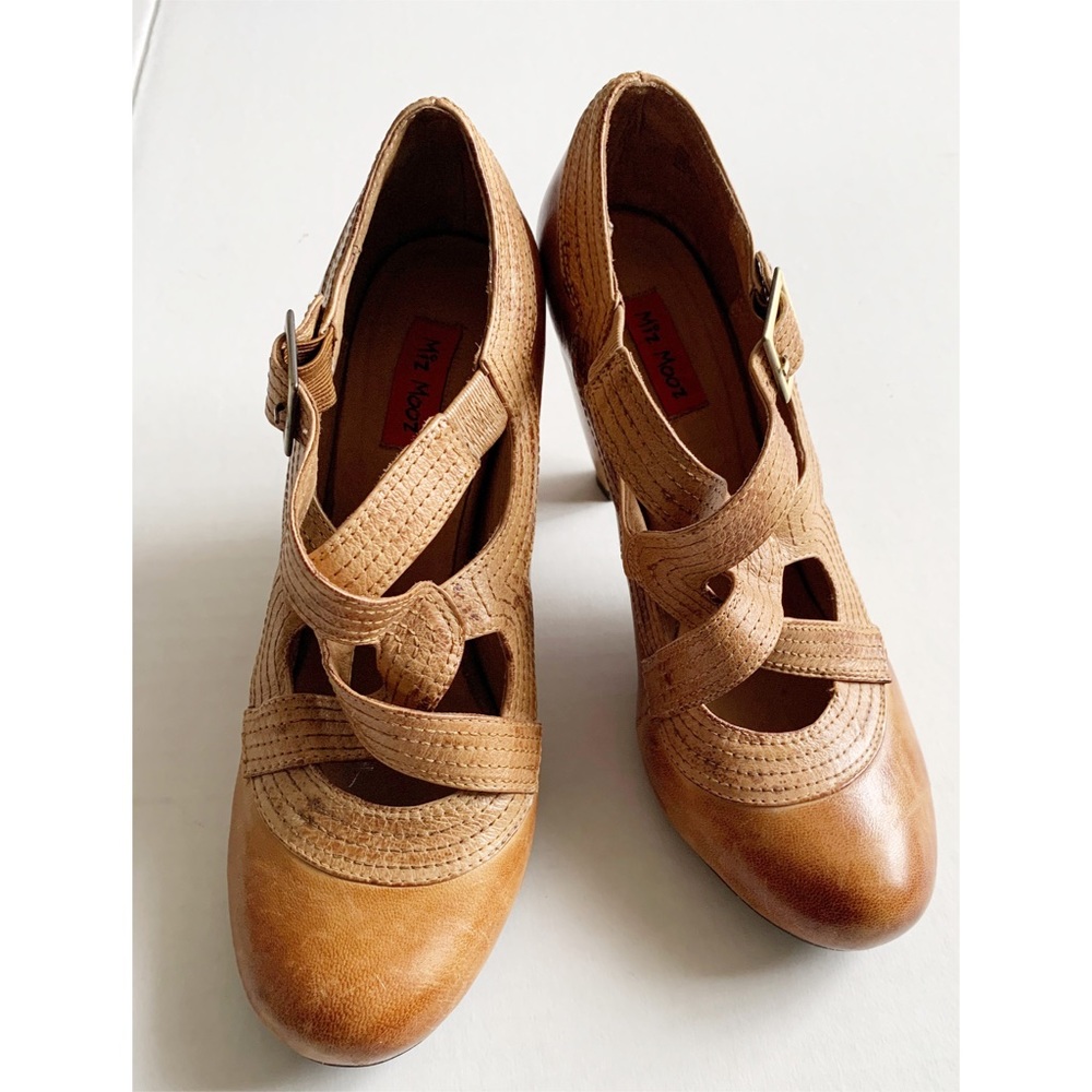 Miz Mooz Soho Brown Heels Size 8